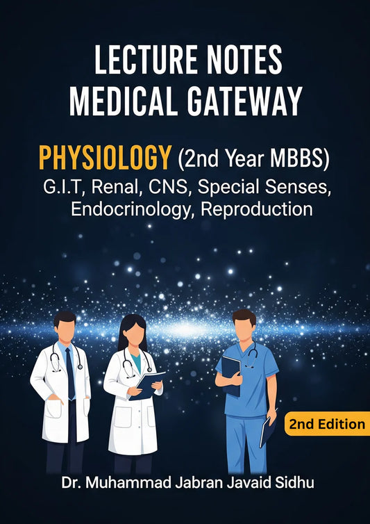 Medical Gateway Lecture Notes – 2nd Year MBBS | 2nd Edition Premium Multicolor Matte Print