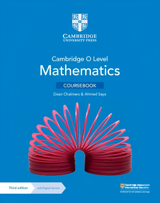 Cambridge O Level Mathematics Coursebook with Digital Code 3rd Edition
