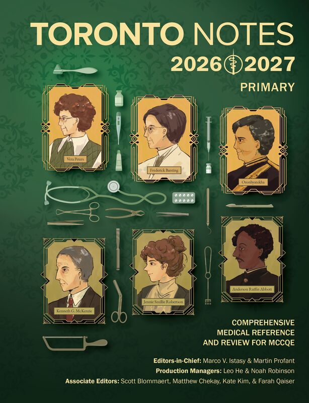 Toronto Notes 2026–2027 (42nd Edition) Premium Multicolor Matte Print