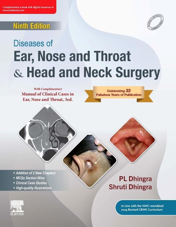 Diseases of Ear, Nose & Throat and Head & Neck Surgery 9th Edition 2025