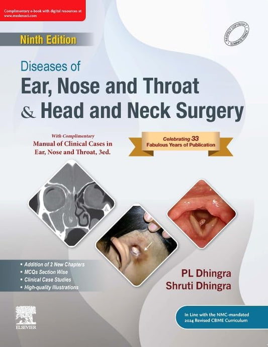 Diseases of Ear, Nose & Throat and Head & Neck Surgery 9th Edition 2025